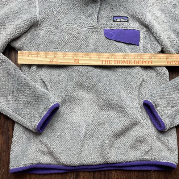 Patagonia Re-Tool Snap-T Fleece Pullover Women’s Size Small Sweatshirt Gray - Picture 5 of 6